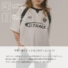 【U.TRACK】ロゴプリントオーバーサイズゲームシャツ