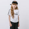 サイドラインロゴプリントTシャツ