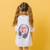 ヘッドホンプリントオーバーサイズTシャツ