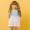 ロゴプリントグラデーションオーバーサイズTシャツ