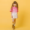ロゴプリントグラデーションオーバーサイズTシャツ