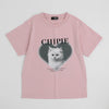 【CHIPIE/シピ】"ときめろT"(綿100%)キャットプリントTシャツ