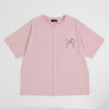 【CHIPIE/シピ】"ときめろT"(綿100%)オーバーサイズリボンプリントTシャツ