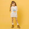 ドリンクカップロゴプリントオーバーサイズTシャツ