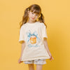ドリンクカップロゴプリントオーバーサイズTシャツ