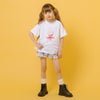 アイスロゴプリントバックフリルデザインTシャツ