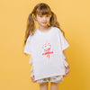 アイスロゴプリントバックフリルデザインTシャツ