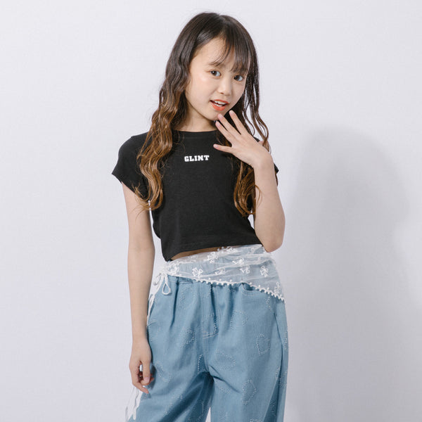 ワンポイントロゴフレンチスリーブTシャツ