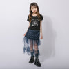 マルチプリント配色メロウTシャツ