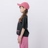 【2点セット】リボンプリントオーバーサイズTシャツ＋カラーストレートパンツ