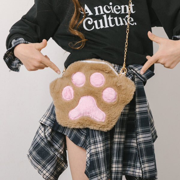 肉球ファーショルダー