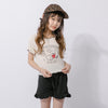 マルチプリント配色メロウTシャツ
