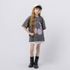ファンシードーナツヘッドホンプリントオーバーサイズTシャツ