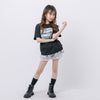 【綿100％/吸水速乾】モノクロフォトプリントTシャツ