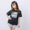 【綿100％/吸水速乾】モノクロフォトプリントTシャツ