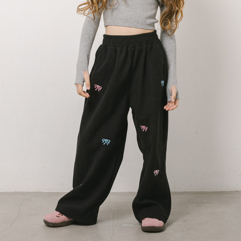リボン刺繍パンツ|子供服・キッズファッション通販 - URBAN CHERRY