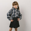 オーバーサイズチェックネルシャツ
