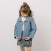 パールデザインデニムジャケット