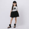 フロントロゴプリントドットTシャツ