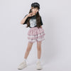 【CHIPIE/シピ】"ふわっと広がる"レースツーティアフリルショートパンツ