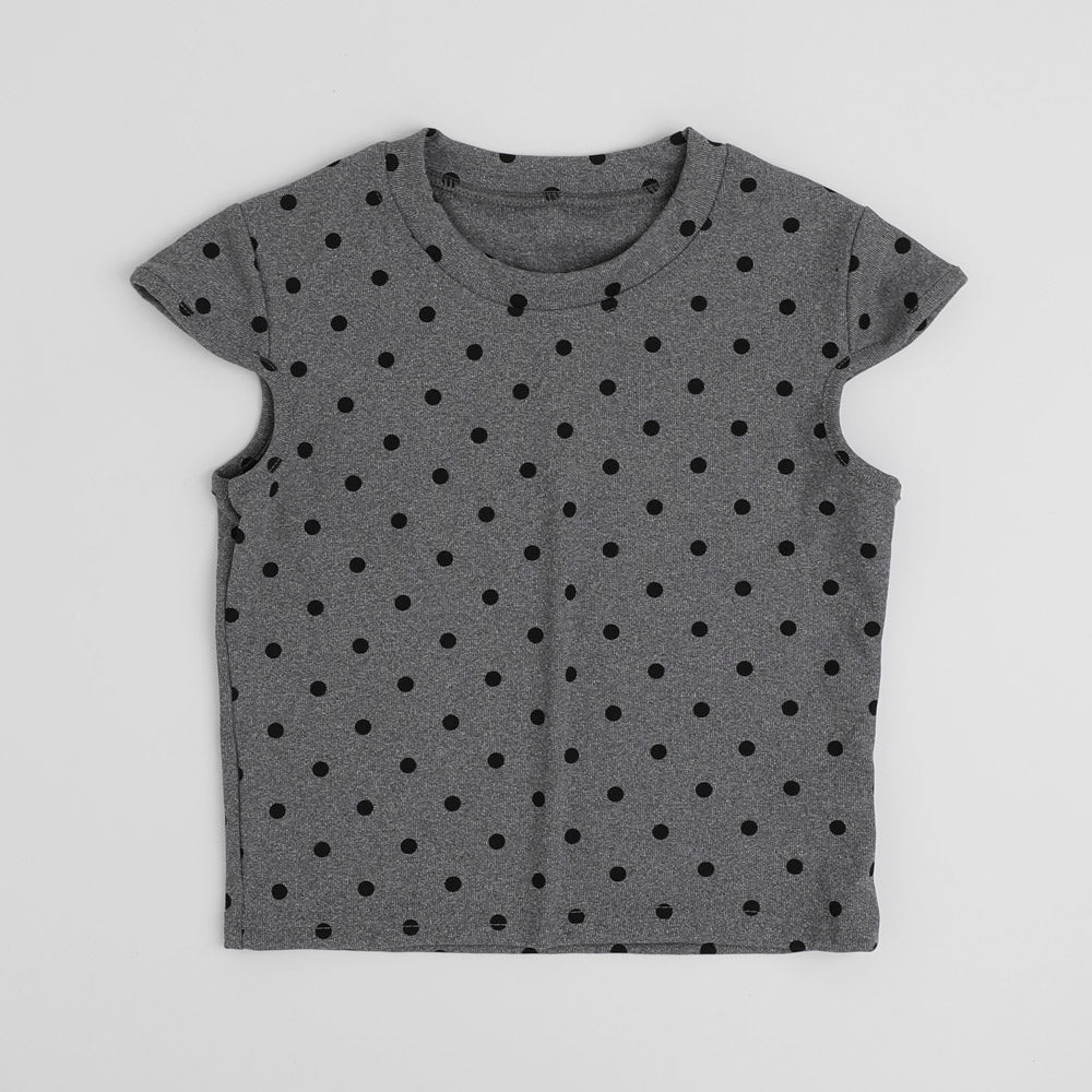 ポルカドットミニTシャツ
