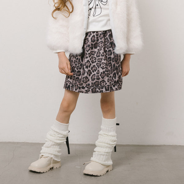 レオパード台形スカート