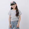 サイドギャザークロップドパールTシャツ