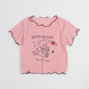 マルチプリント配色メロウTシャツ
