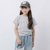 サイドギャザークロップドパールTシャツ