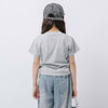 サイドギャザークロップドパールTシャツ