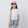 サイドギャザークロップドパールTシャツ