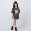 ハートテキストロゴプリントTシャツ