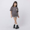 フラワープリントオーバーサイズTシャツ