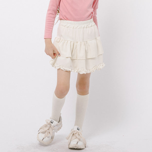 【インナーパンツ付き】ティアードスカート