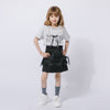 【2点セット】フレンチロゴプリントリボンTシャツ＋カーゴミニスカート
