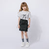 【2点セット】フレンチロゴプリントリボンTシャツ＋カーゴミニスカート