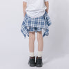 【2点セット】ロゴプリントTシャツ＋巻きシャツ風スカート