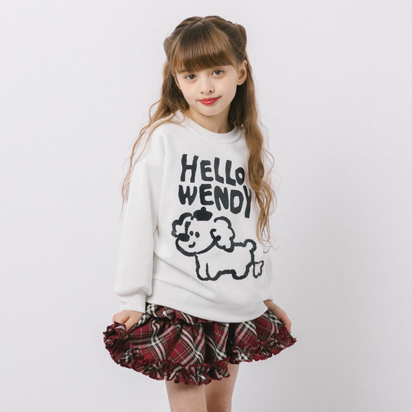 アニマルロゴプリントオーバーサイズトレーナー