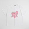 ハートテキストロゴプリントTシャツ
