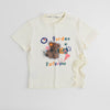 【2点セット】サイドスリットプリントTシャツ＋チェックティアードスカート