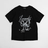 リボンロゴプリントオーバーサイズTシャツ