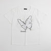 【2点セット】バタフライロゴプリントTシャツ＋ティアードスカート