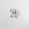 【2点セット】バタフライロゴプリントTシャツ＋ティアードスカート