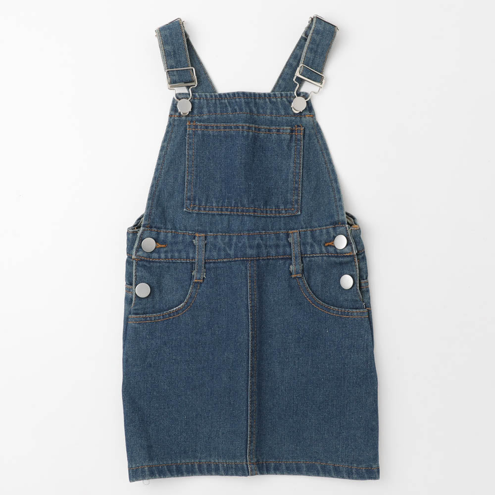 デニムサロペットスカート