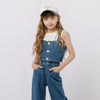 【2点セット】フロントボタンデザインビスチェ＋ストレートパンツ