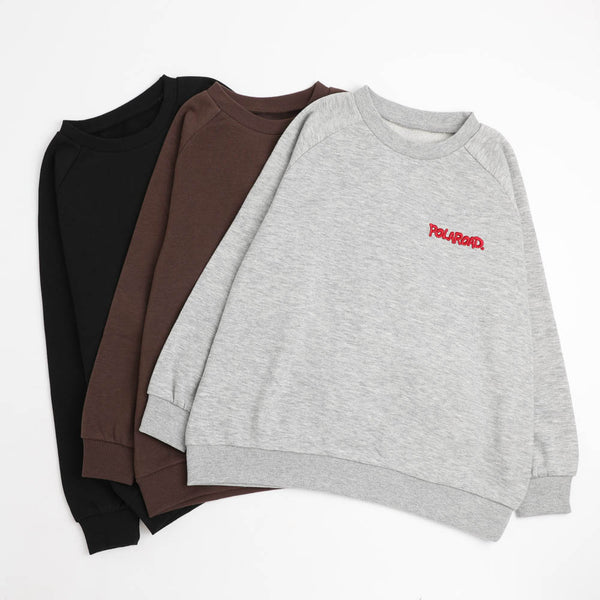 【POLAROAD/ポーラロード】CATプリントオーバーサイズトレーナー