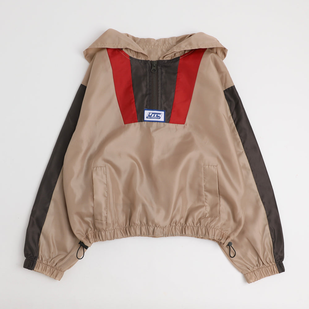 【U.TRACK/ユードットトラック】バックロゴアノラックジャケット