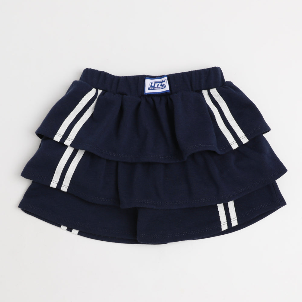 【U.TRACK/ユードットトラック】ラインツーティアフリルショートパンツ