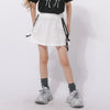 【2点セット】リボンプリントTシャツ＋サイドラインスカート
