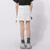 【2点セット】リボンプリントTシャツ＋サイドラインスカート